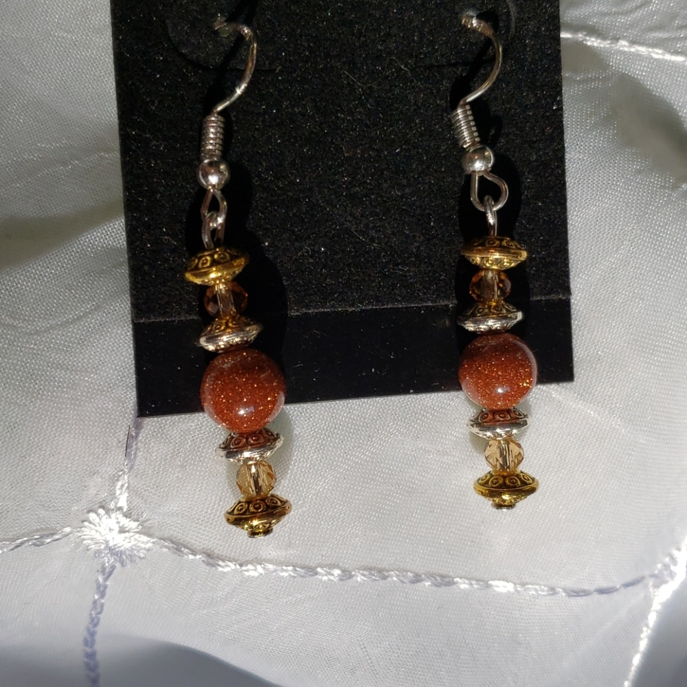 handmade crystal earrings
